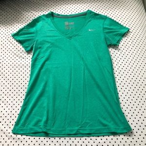 Nike Dri-fit Green Short Sleeves T-shirt